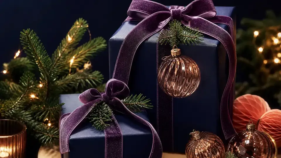 Sanft animierte Weihnachtsgeschenkewelt.